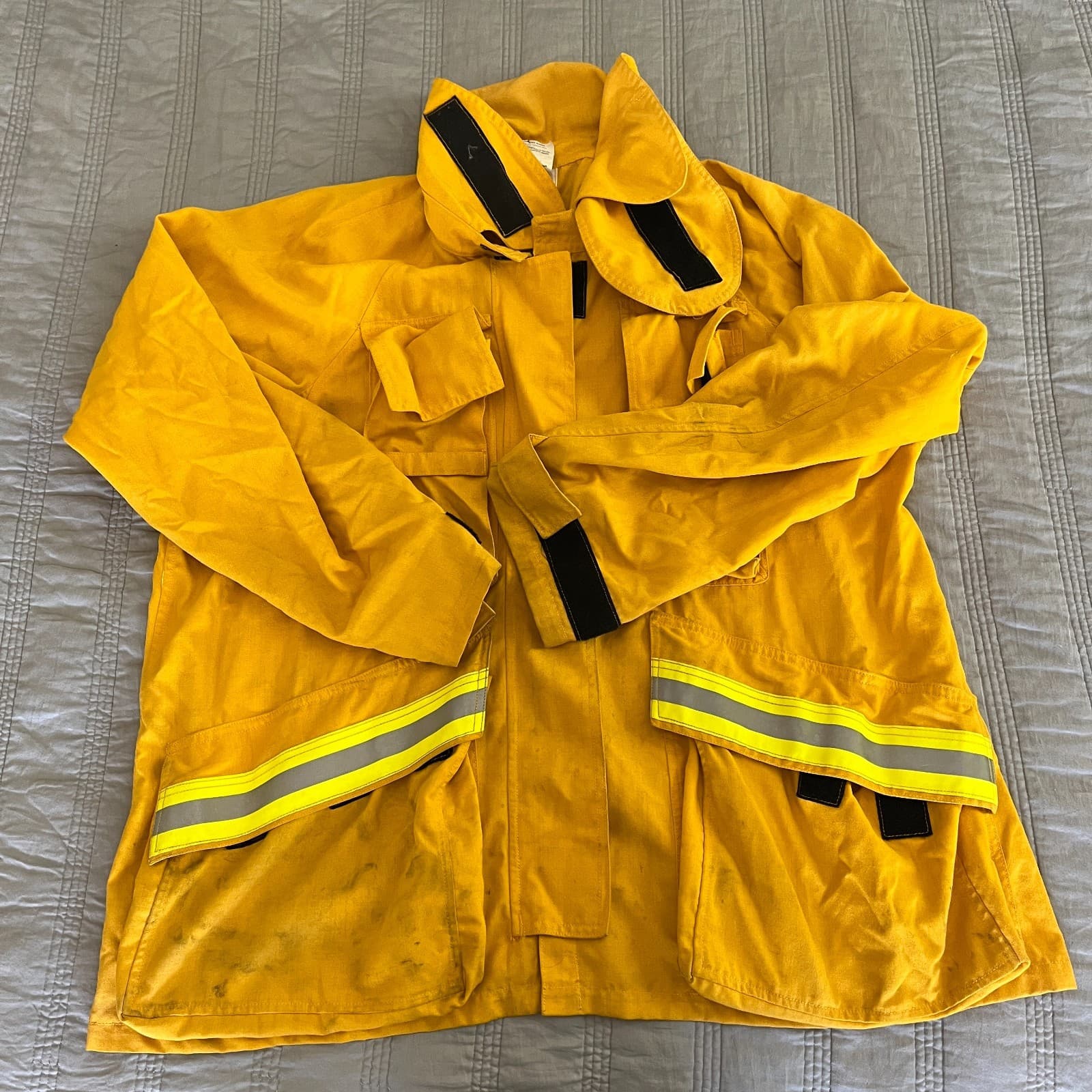 Vintage Los Angeles City Fire Department Wild Land Jacket Pants Gloves Size XL 2