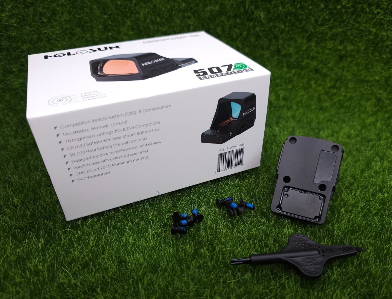 Holosun Competition Multi-Reticle Green Reflex Circle Dot Sight - HE507COMP-GR 5