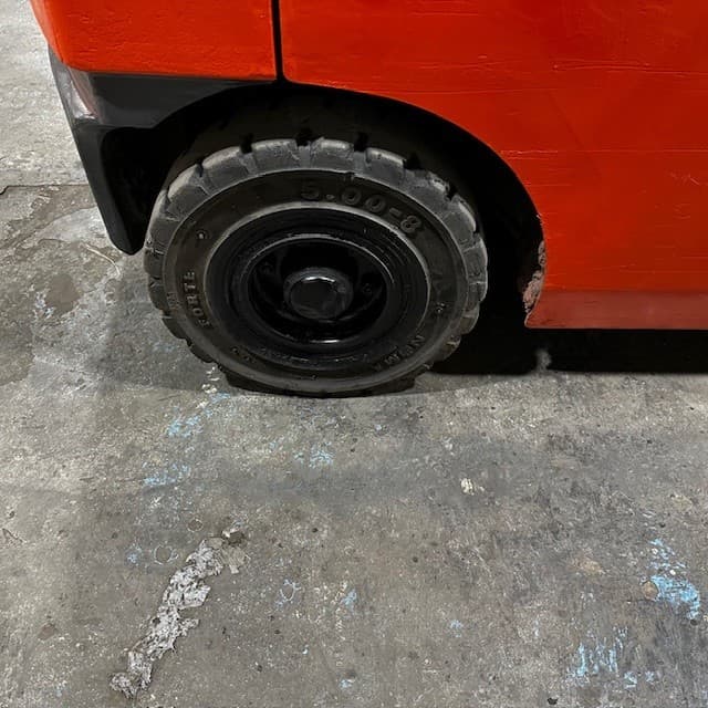 2019 Toyota 8FGU15 3000lb Used Forklift Triple Mast Sideshift LP Gas 5960 Hours 3