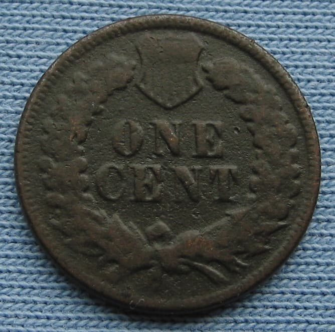 1876 Indian Head Cent (1C, one penny) 3