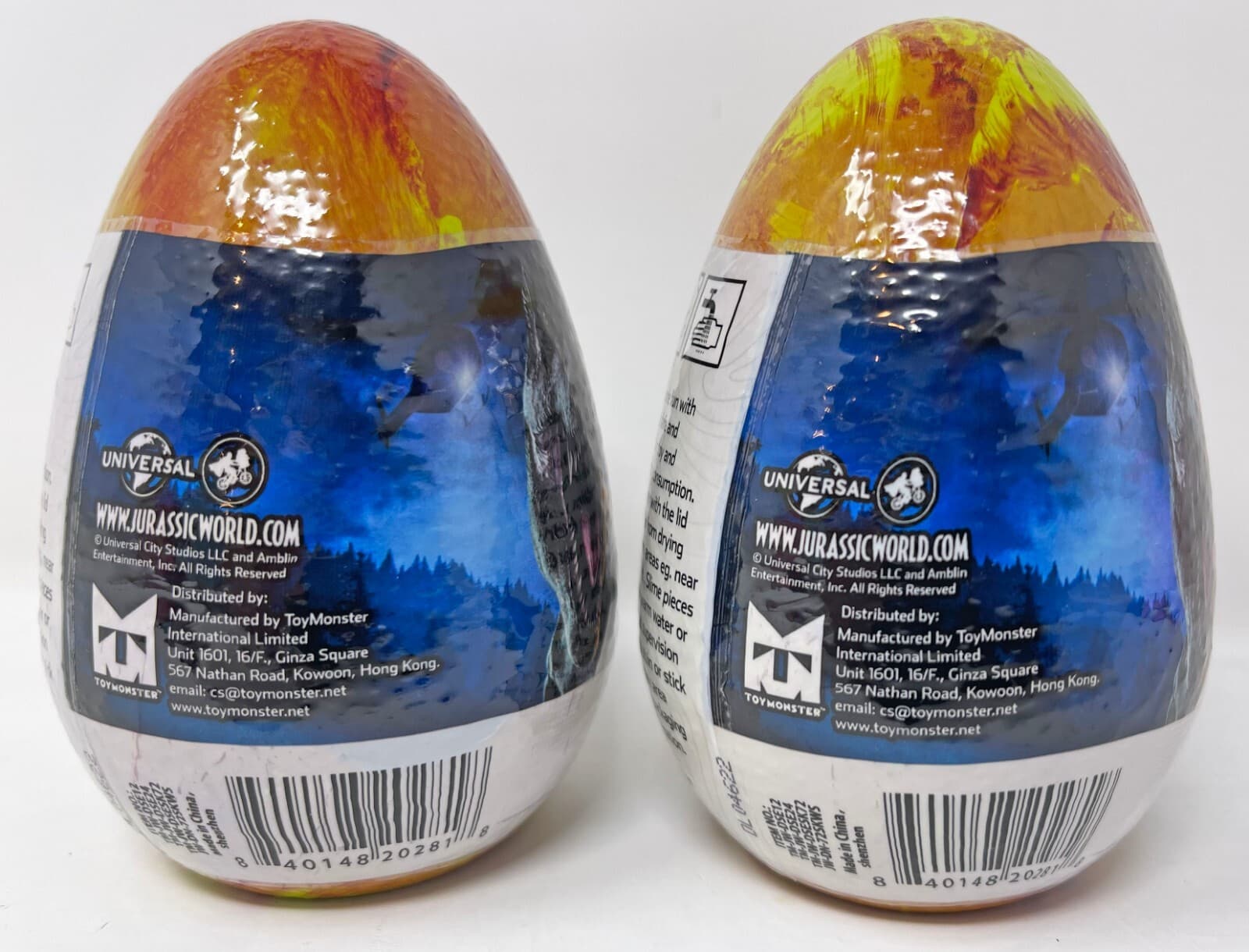 Jurassic World Dominion Captivz Toy Figure Dinosaur Mystery Egg 2 Pack New 2
