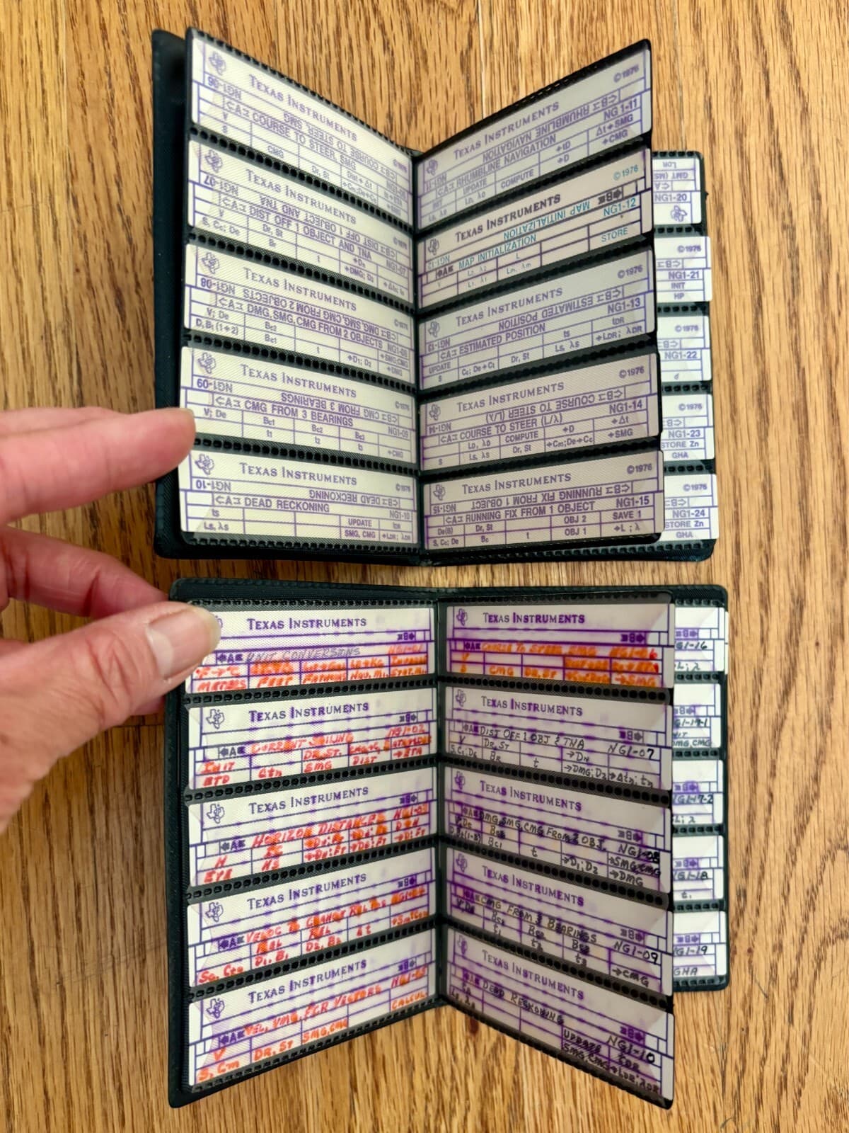 Texas Instruments TI SR-52 Manual & Magnetic Cards w/ Case 3