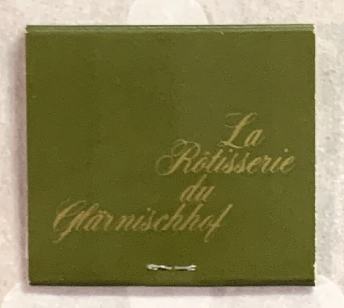 Matchbook Hotel La Rotisserie du Glarnischhof #0078 2