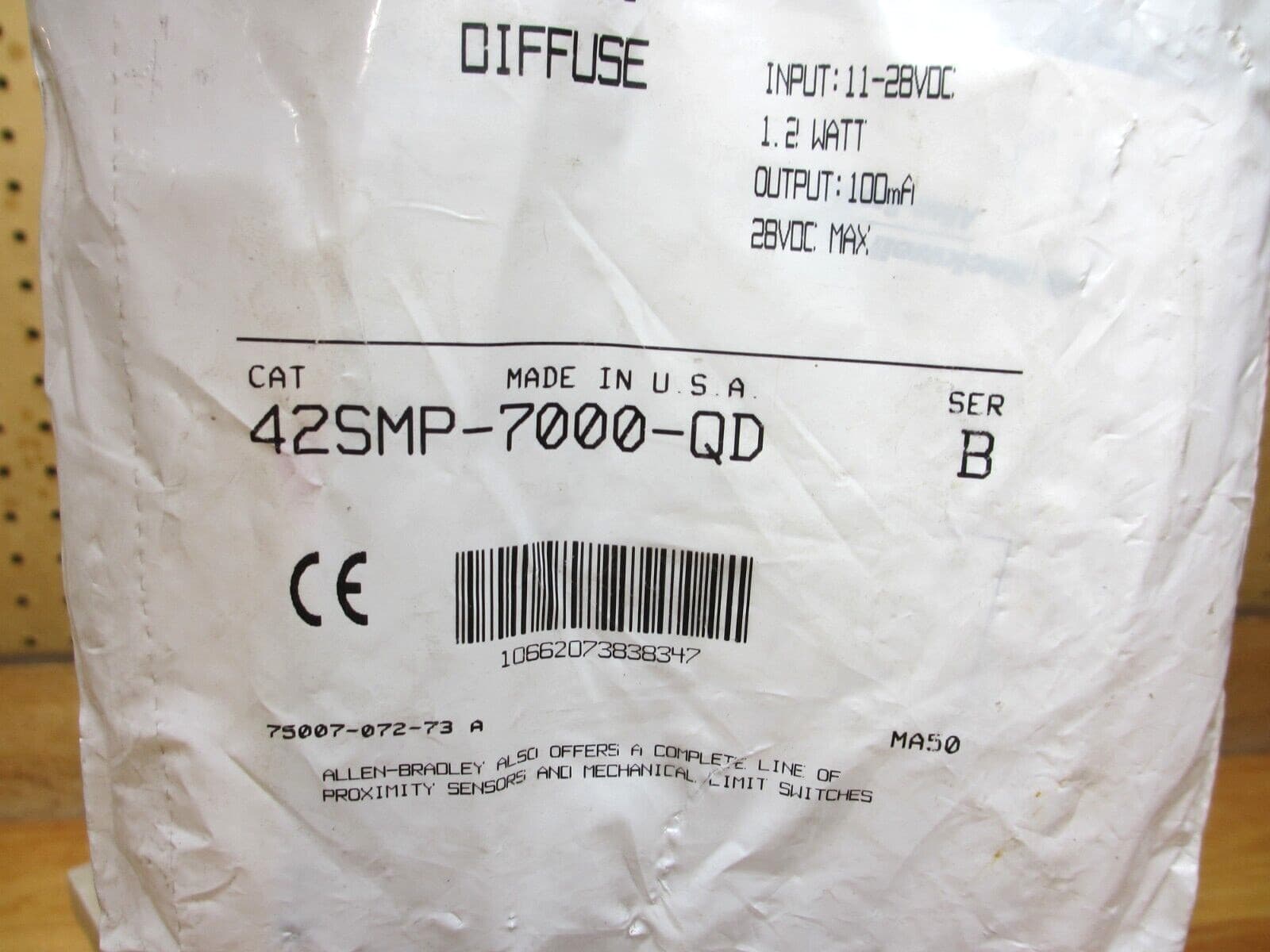 Allen Bradley 42SMP-7000-QD *NEW SEALED* Photoswitch Diffuse Sensor 3