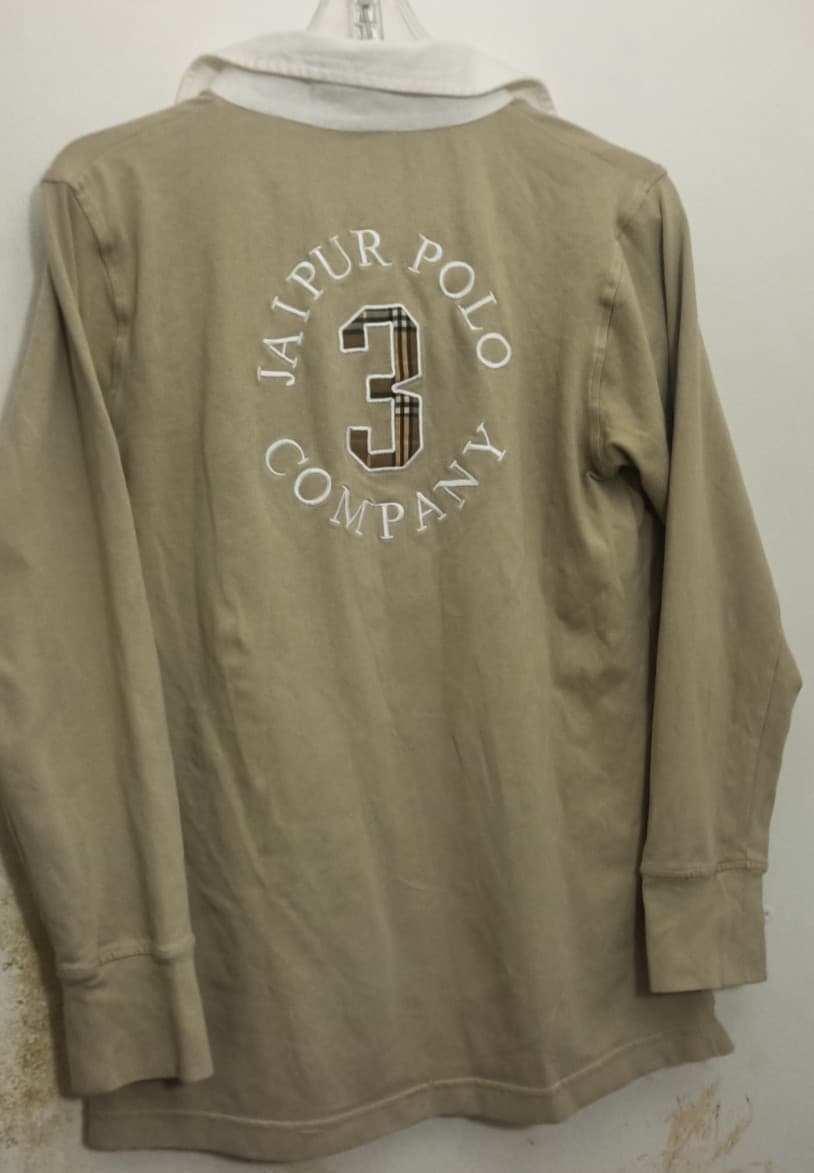 Jaipur Polo Company Long Sleeve Equestrian Show Pullover Shirt Men's Size M 6