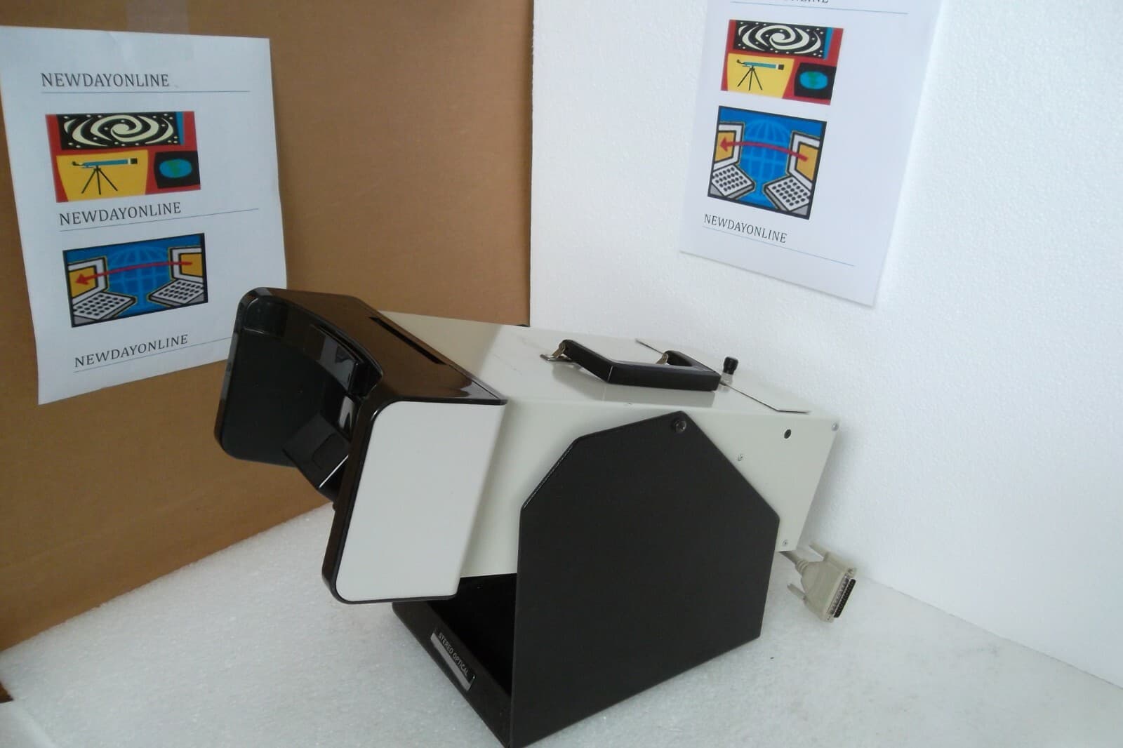 Stereo OPTEC 1000 DMV Vision Tester / Screener w/Keypad Controller Slide TESTED 6