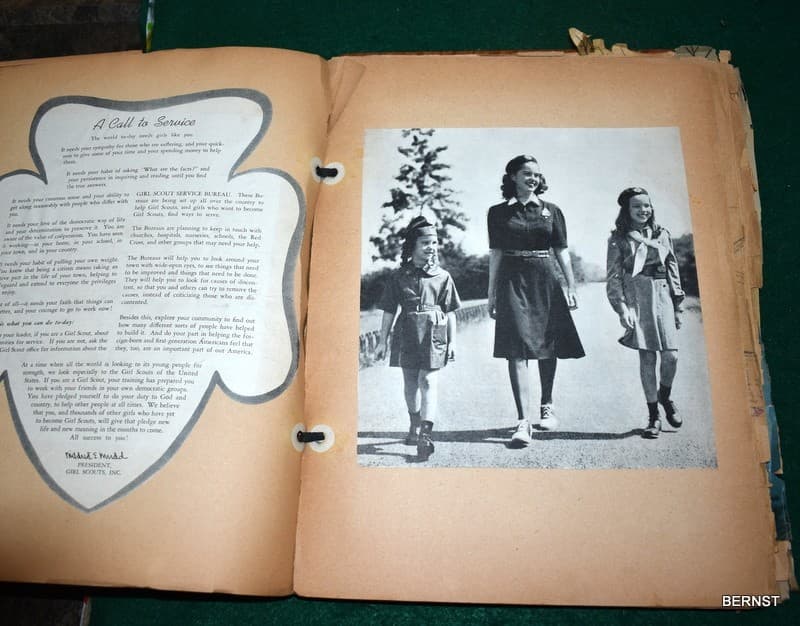 GIRL SCOUT SCRAPBOOK - 4