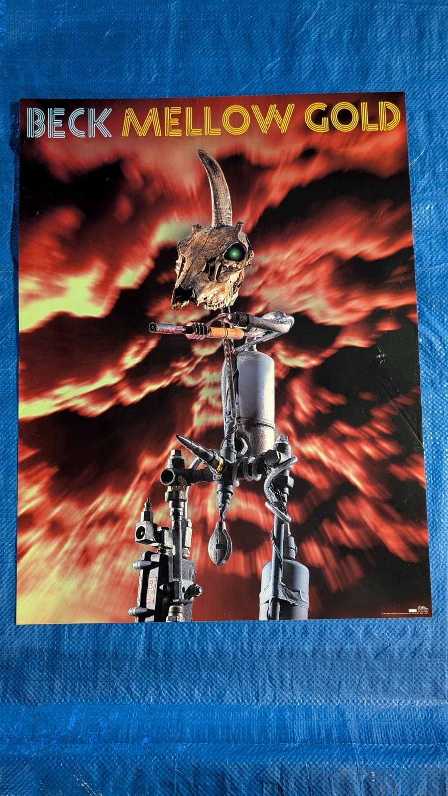 BECK MELLOW GOLD ALBUM PROMOTIONAL ORIGINAL 18x24 Inch ROCK POSTER