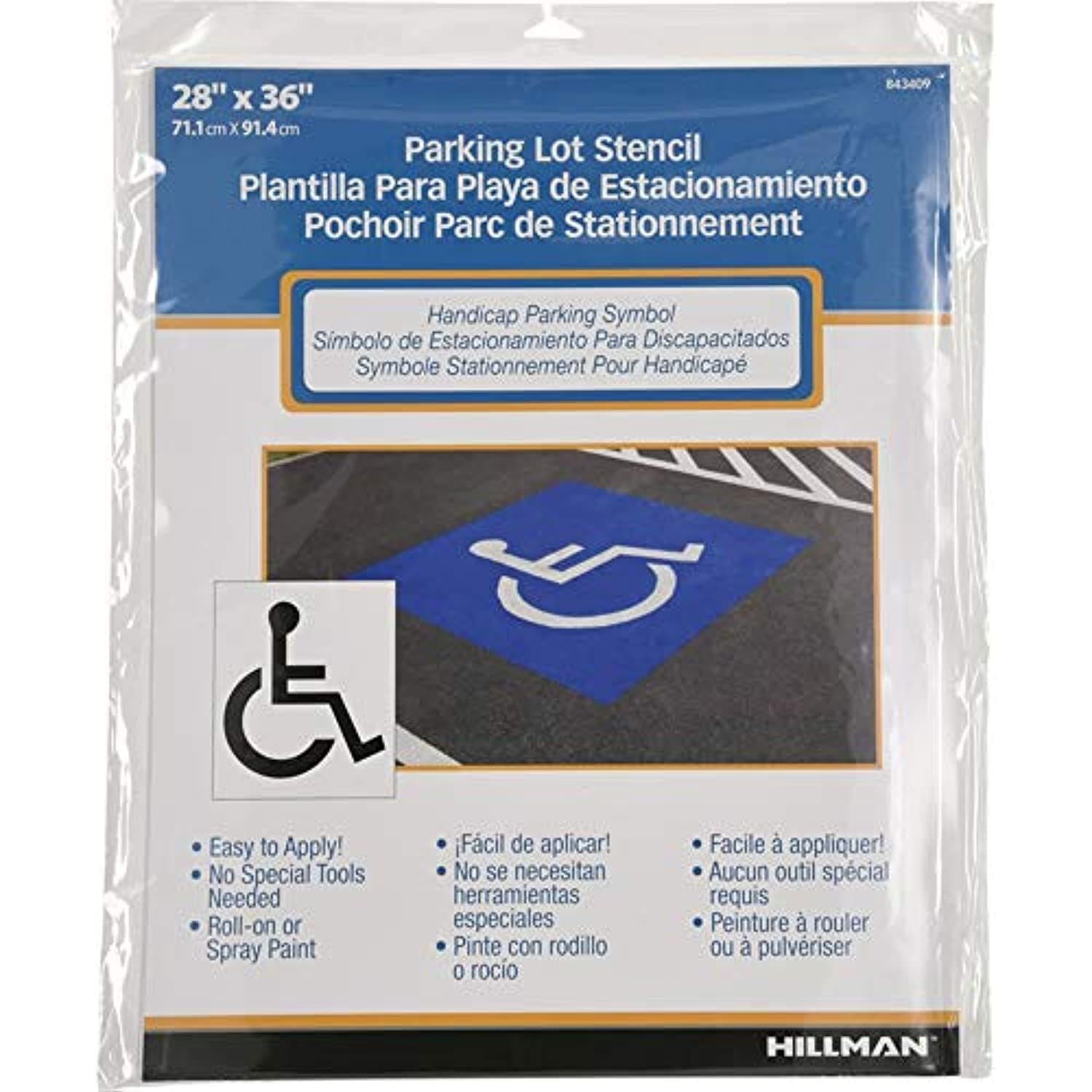 HANDICAP STENCIL 28X36""