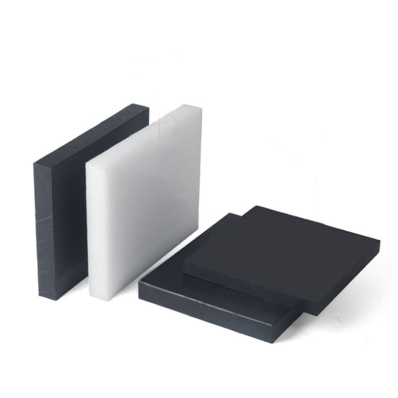 2mm - 30mm Thick HDPE Sheets Polyethylene Plastic Block Plates Panel Black/White 3