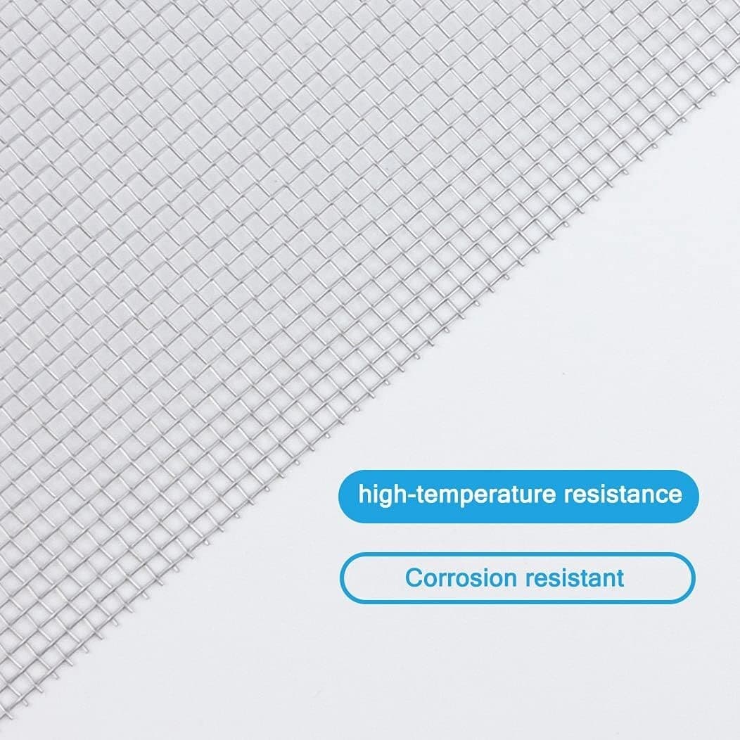 4 PSC 20 Wire Mesh Sturdy Metal Mesh Sheets for DIY Projects 304 Stainless Steel 4