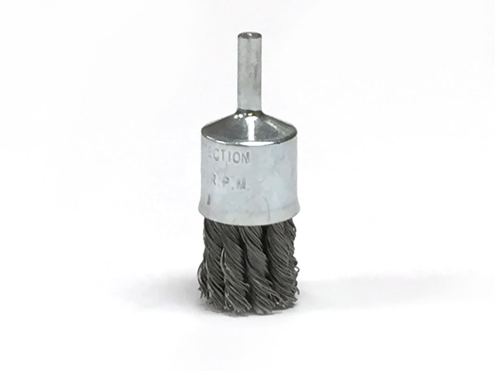 1" Knot Wire End Brush - Carbon Steel Wire