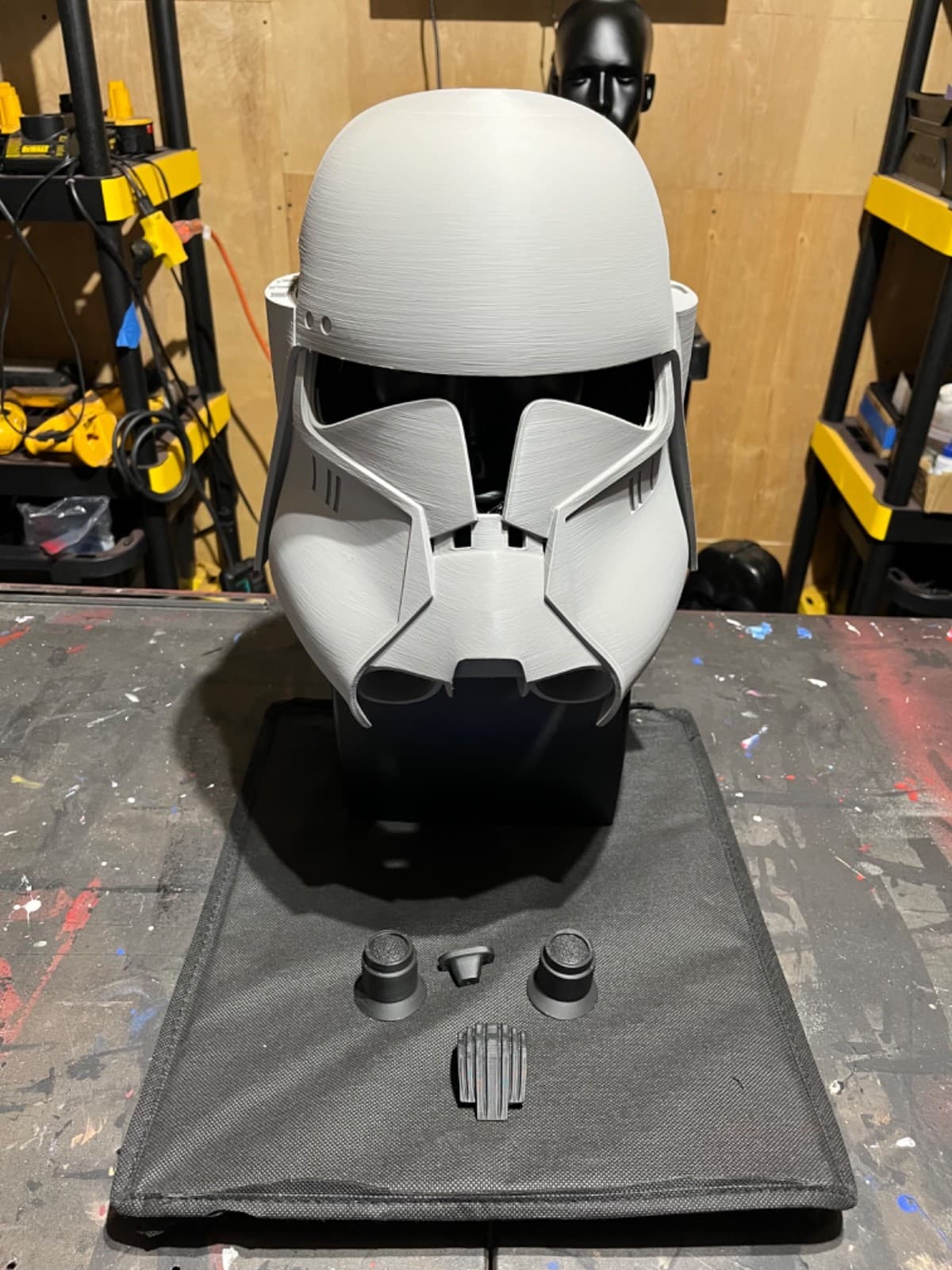 star wars commander bacara raw 3d printed helmet kit