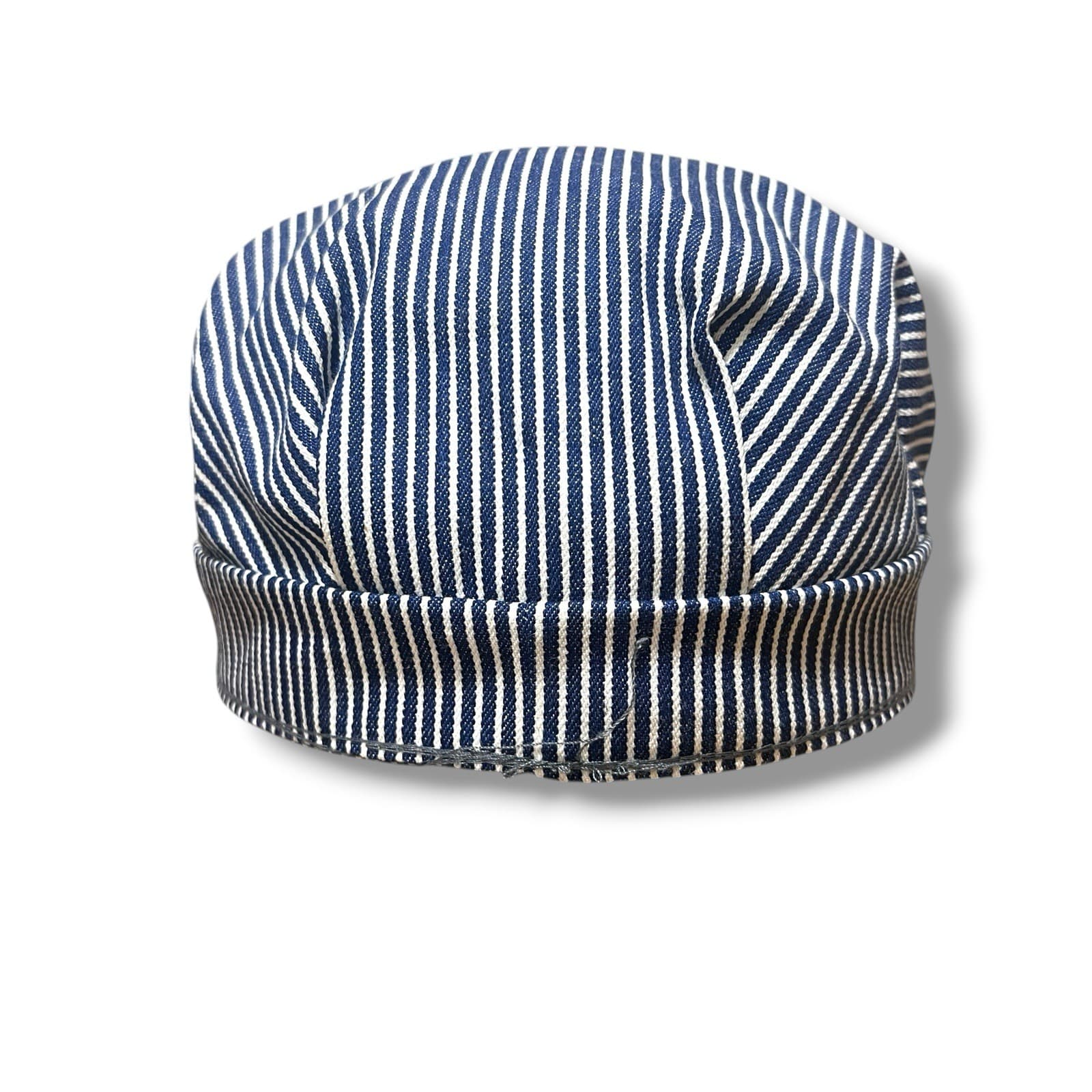 Vintage Train Engineer Hat Railway Utility Cap Sanforized 7 1/2 Conductor USA 5