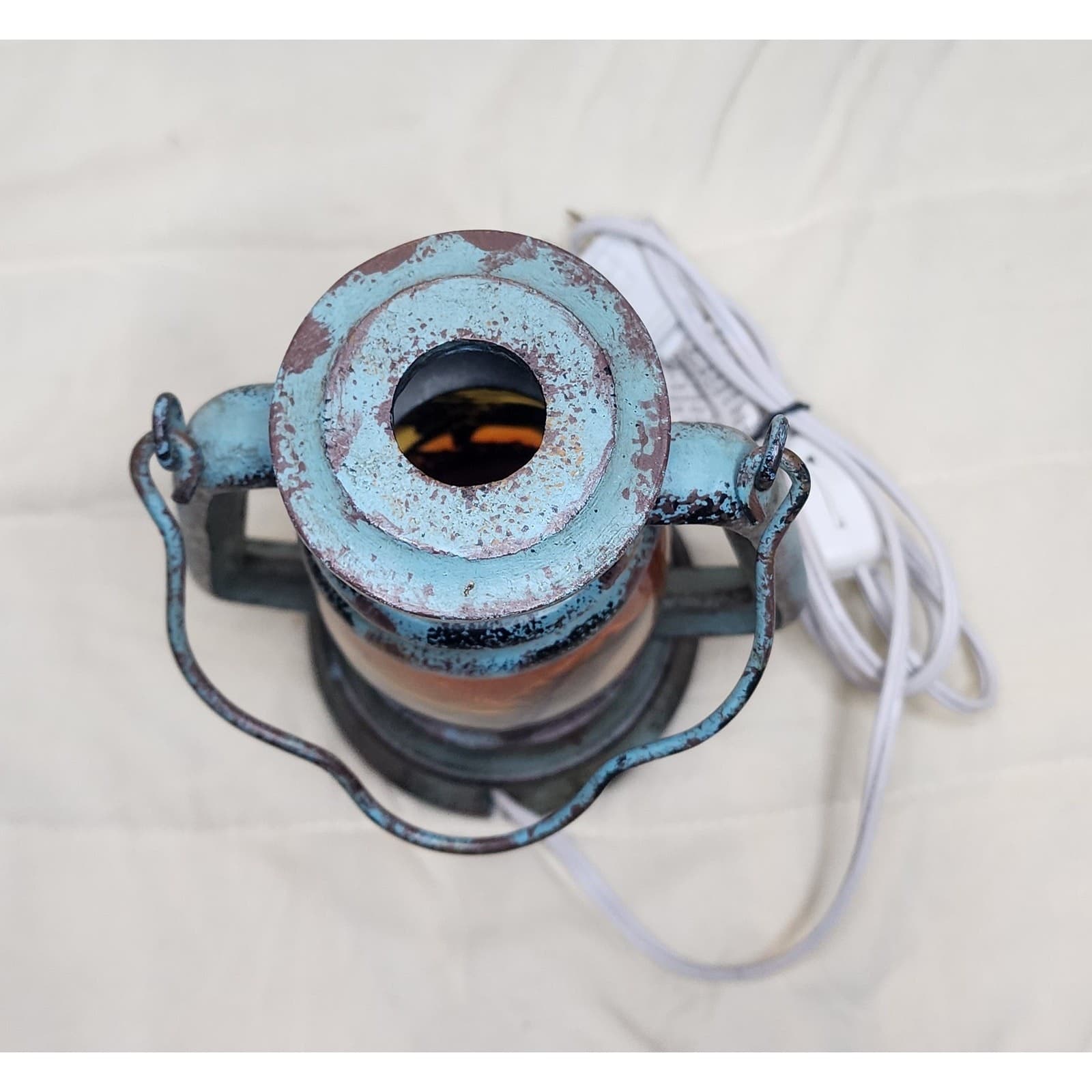 Fabulous Antiquey Country Lantern with Galloping Horse 4