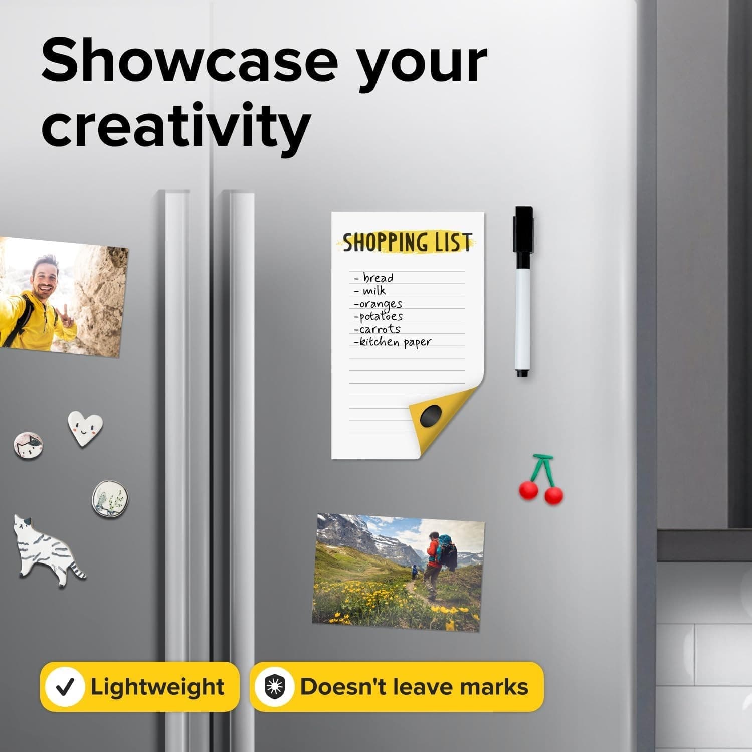 45pcs Round Adhesive Magnets, 0.8"x0.08" Magnetic Dots for Fridge & Whiteboard 6