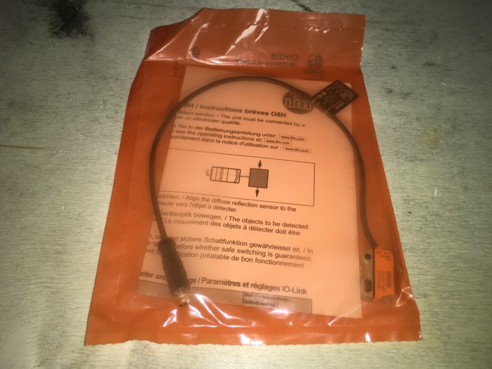 IFM Electronic O8H208, diffuse reflection, NIB, JRM-188 2