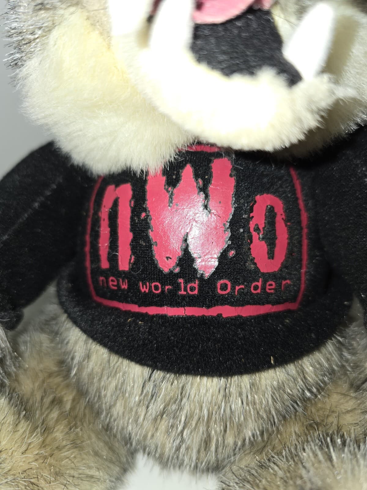 Vintage NWO New World Order Wolf Plush WCW Collectible Stuffed Animal 8 Inch 3