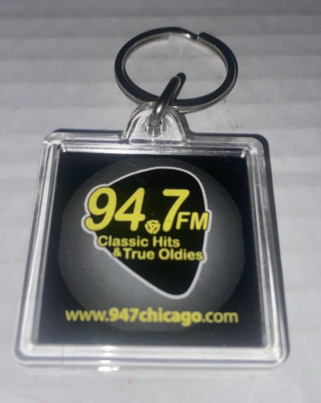 The Beatles Abbey Road Keyring Keychain 94.7 FM Chicago Radio Station Promo Swag 2