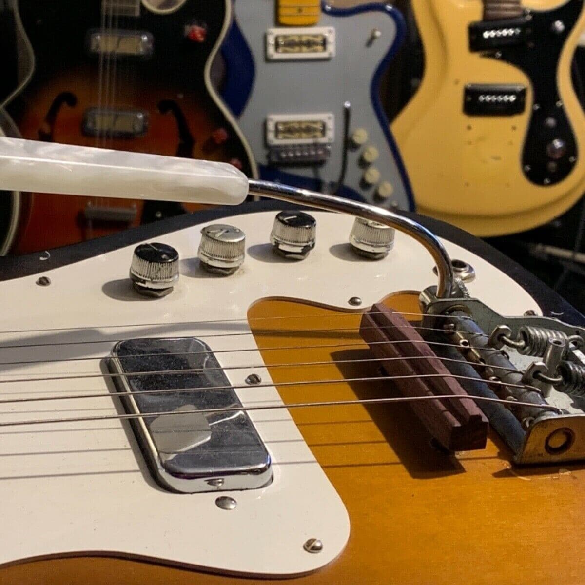 New Custom Replacement Guitar Bridge for 1950’s 1960’s Kay Truetone, Silvertone