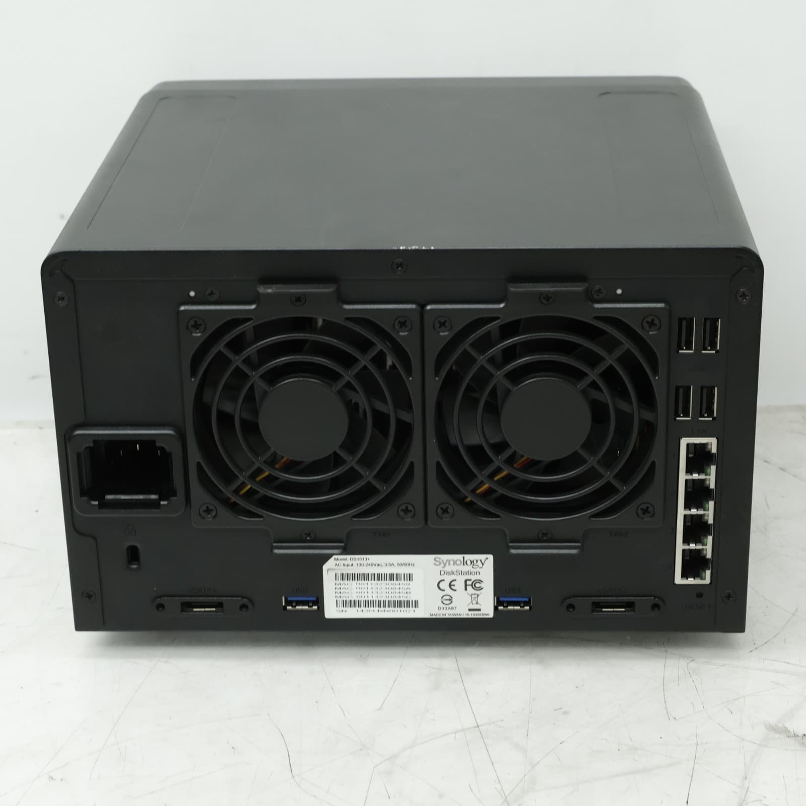 SYNOLOGY DS1513+ DISKSTATION 5-BAY NAS DRIVE NETWORK ATTACHED STORAGE T4-B7 5