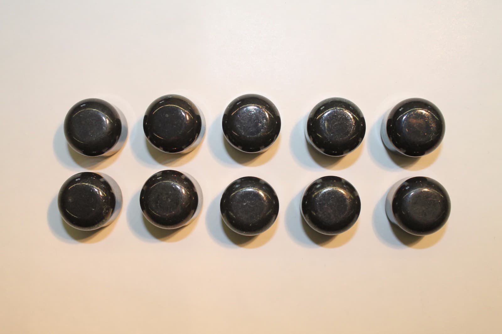 Military Web Strap End Tip, 1" Mil-Spec Webbing Ball Tip, Black. Lot of 10  2