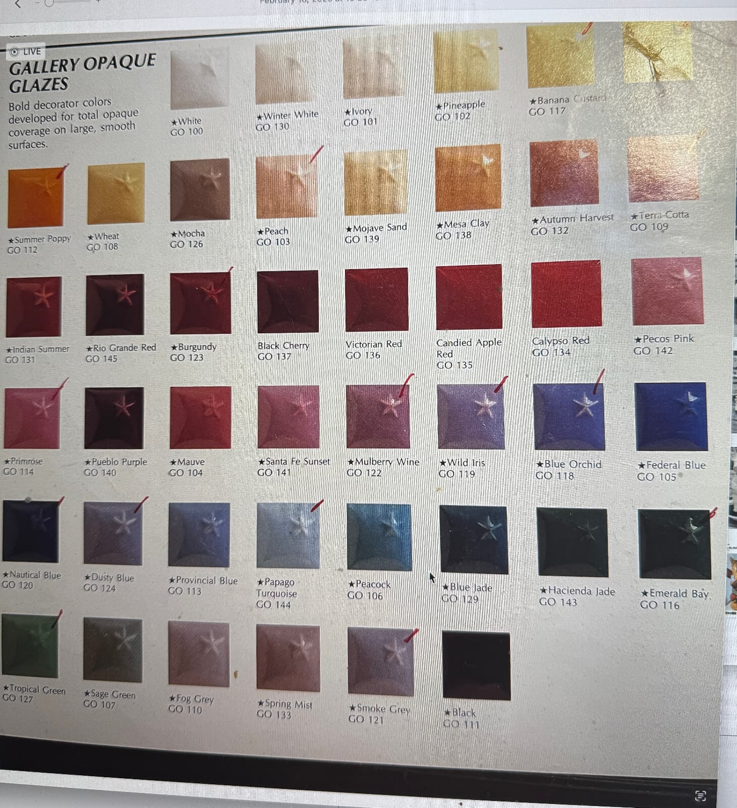 Duncan Gallery Opaque Glaze GO103 Peach 4oz 2