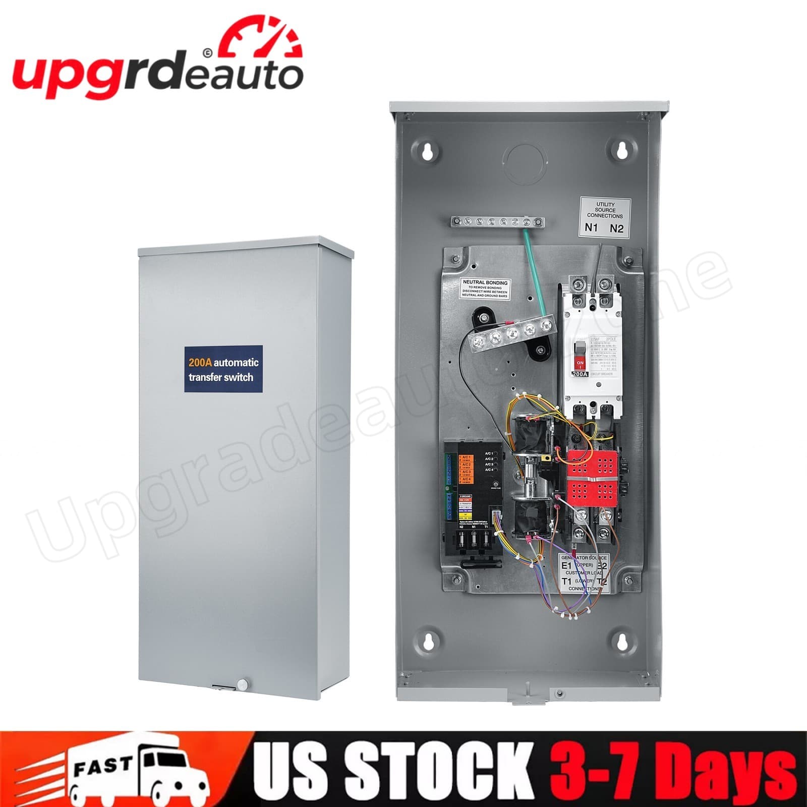 New High Quality 200 Amp SE Rated Automatic Transfer Switch 8-24KW 120V
