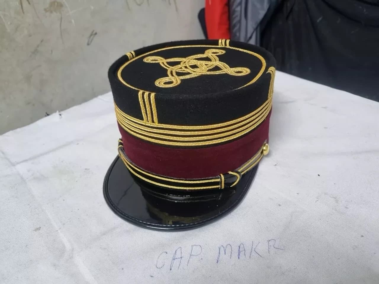 KÉPI "FOULARD" D'UN MÉDECIN PRINCIPAL DES COLONIES.reproduction cap 3