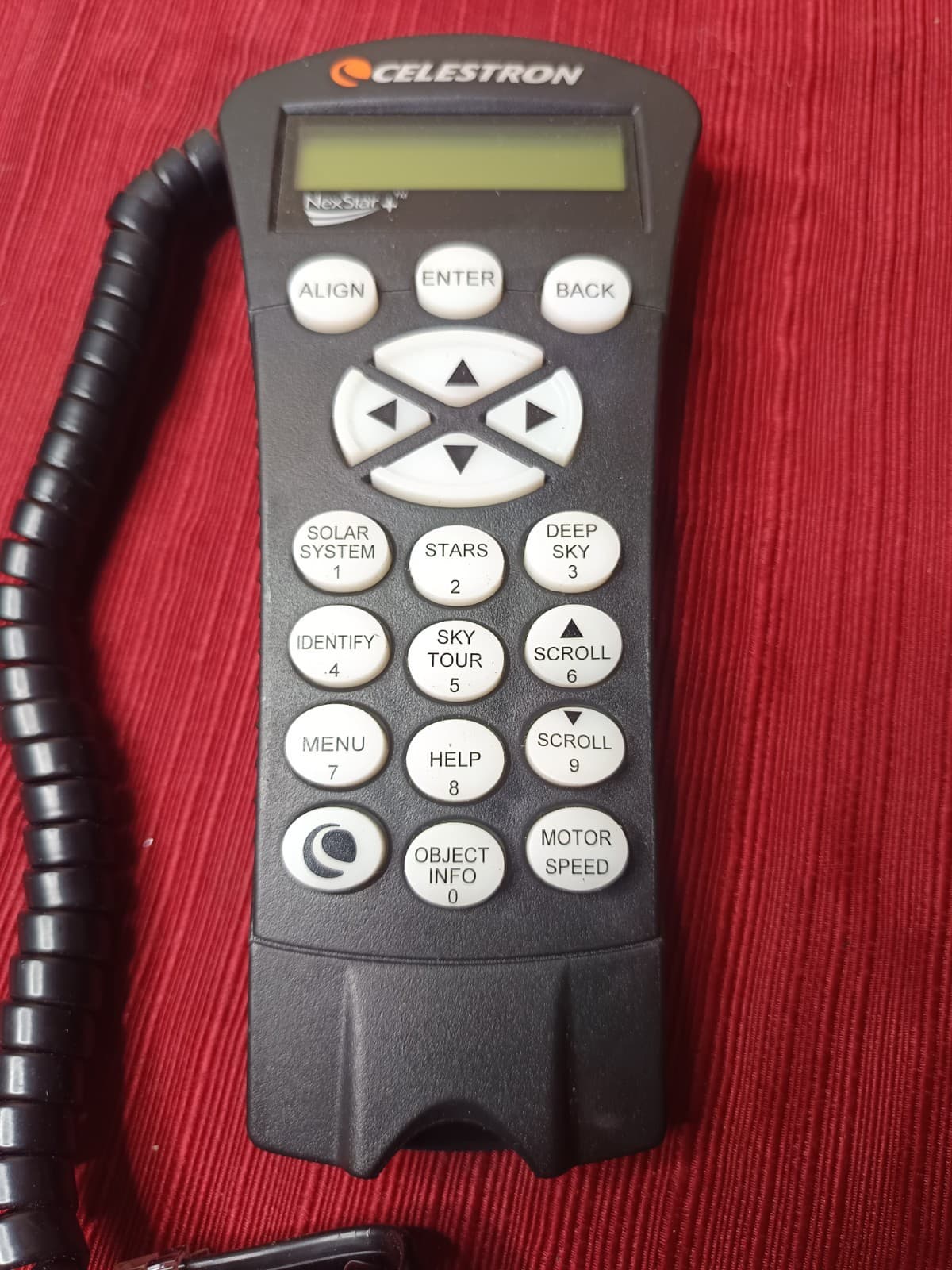 Celestron NexStar 130SLT Telescope Remote Control Dial Number Pad **UNTESTED** 2
