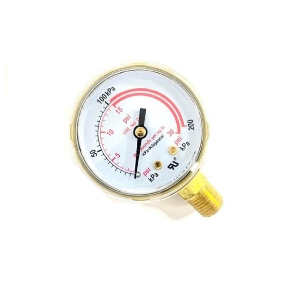 Pressure Gauge 2” Low Pressure for Acetylene Regulators 0-30 P.S.I. 2-30 2