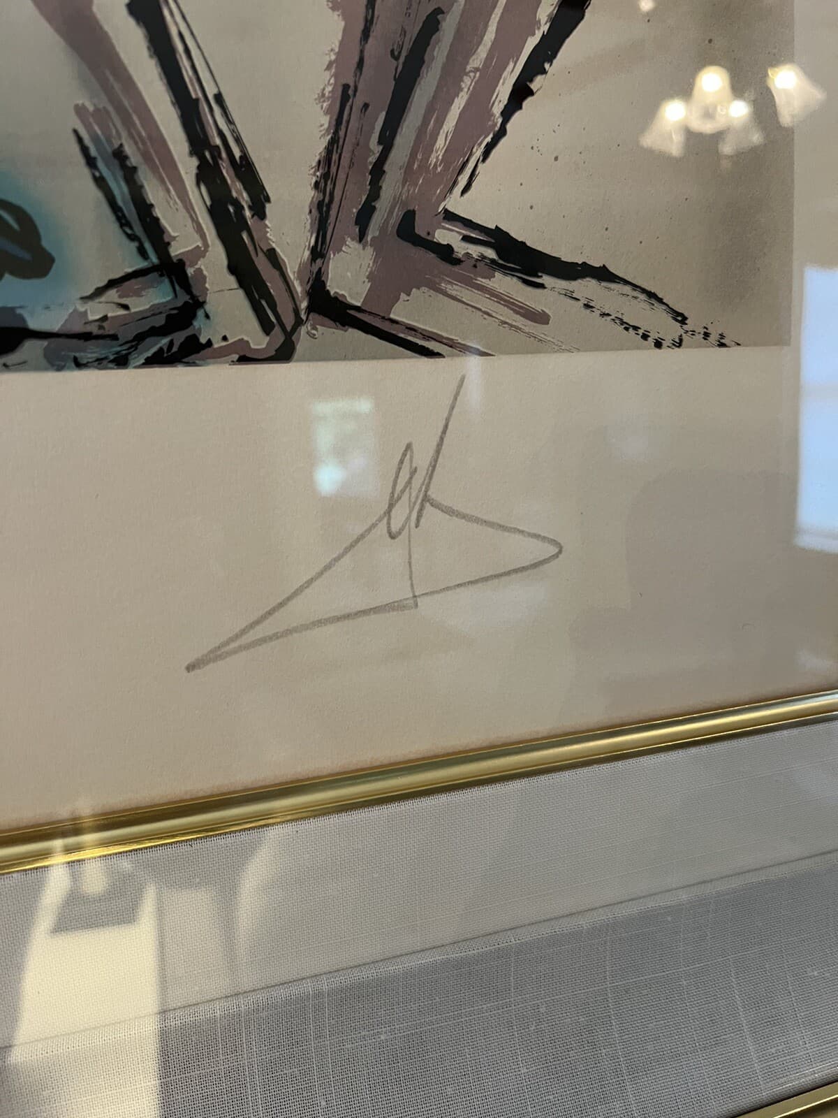 Salvador Dali Hand Signed Framed Lithograph “Ballet of Flowers” #320/350 3