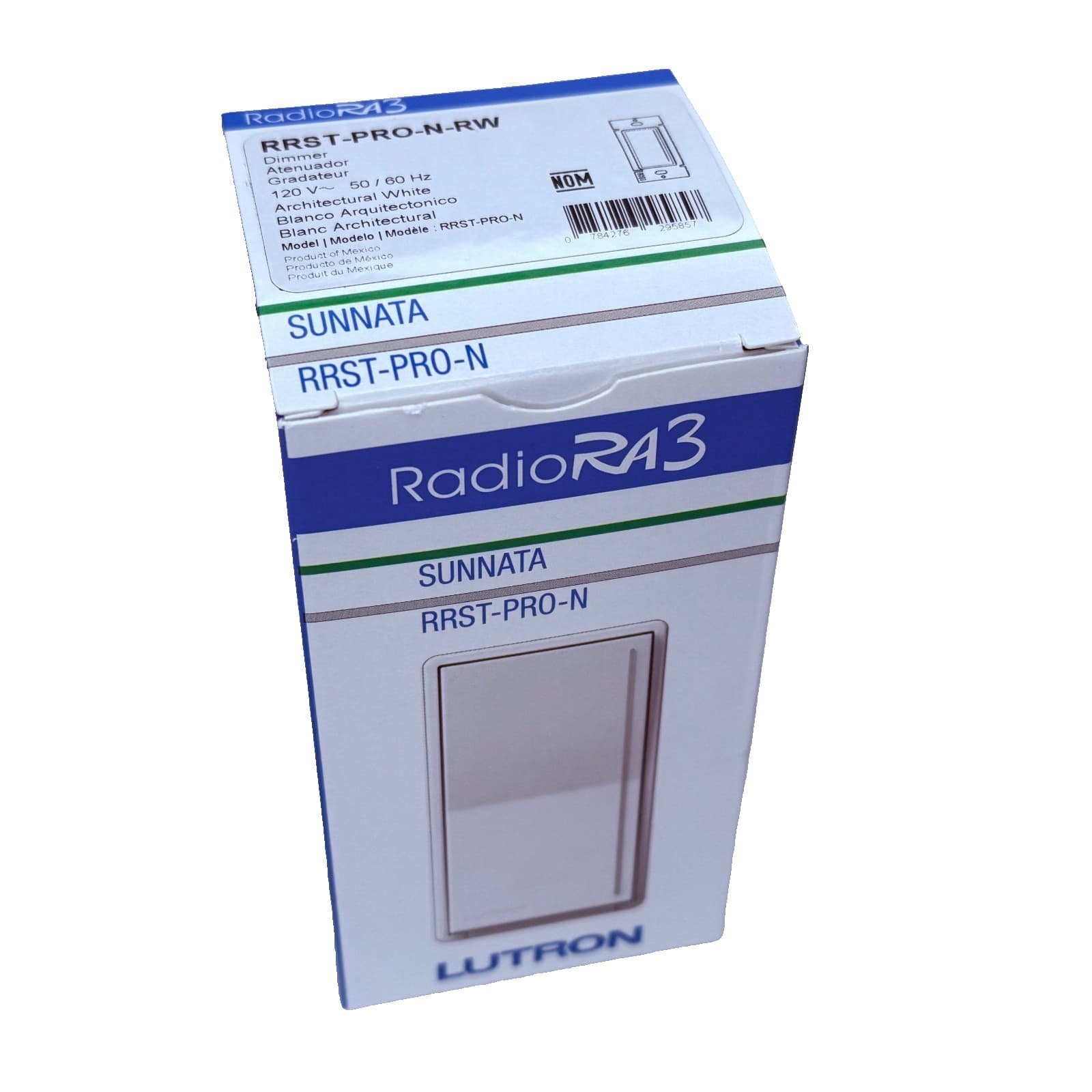 Lutron RRST-PRO-N-RW Dimmer Sunnata Radio Ra 3 - Architectural White - NEW