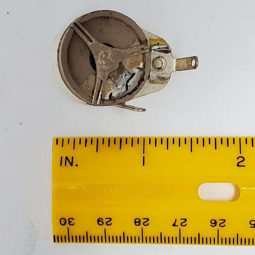 Vintage RF Trim Capacitor - 20-125pF, Panel Mount, Srew Drivewr w/Lock nut. NEW 4