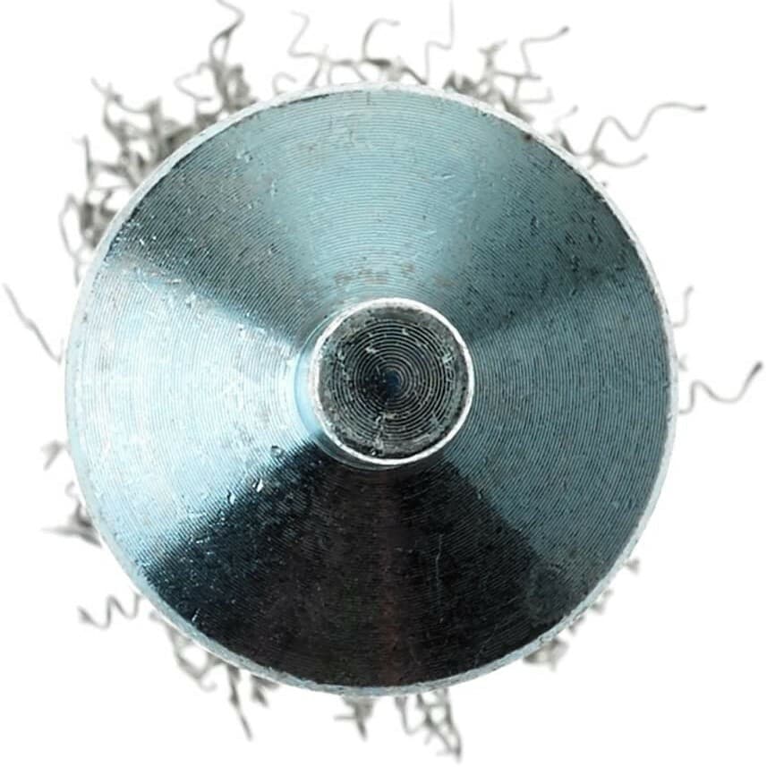 1" Crimped Wire End Brush Stainless Steel with 1/4" Shank for Die Grinder, Drill 3