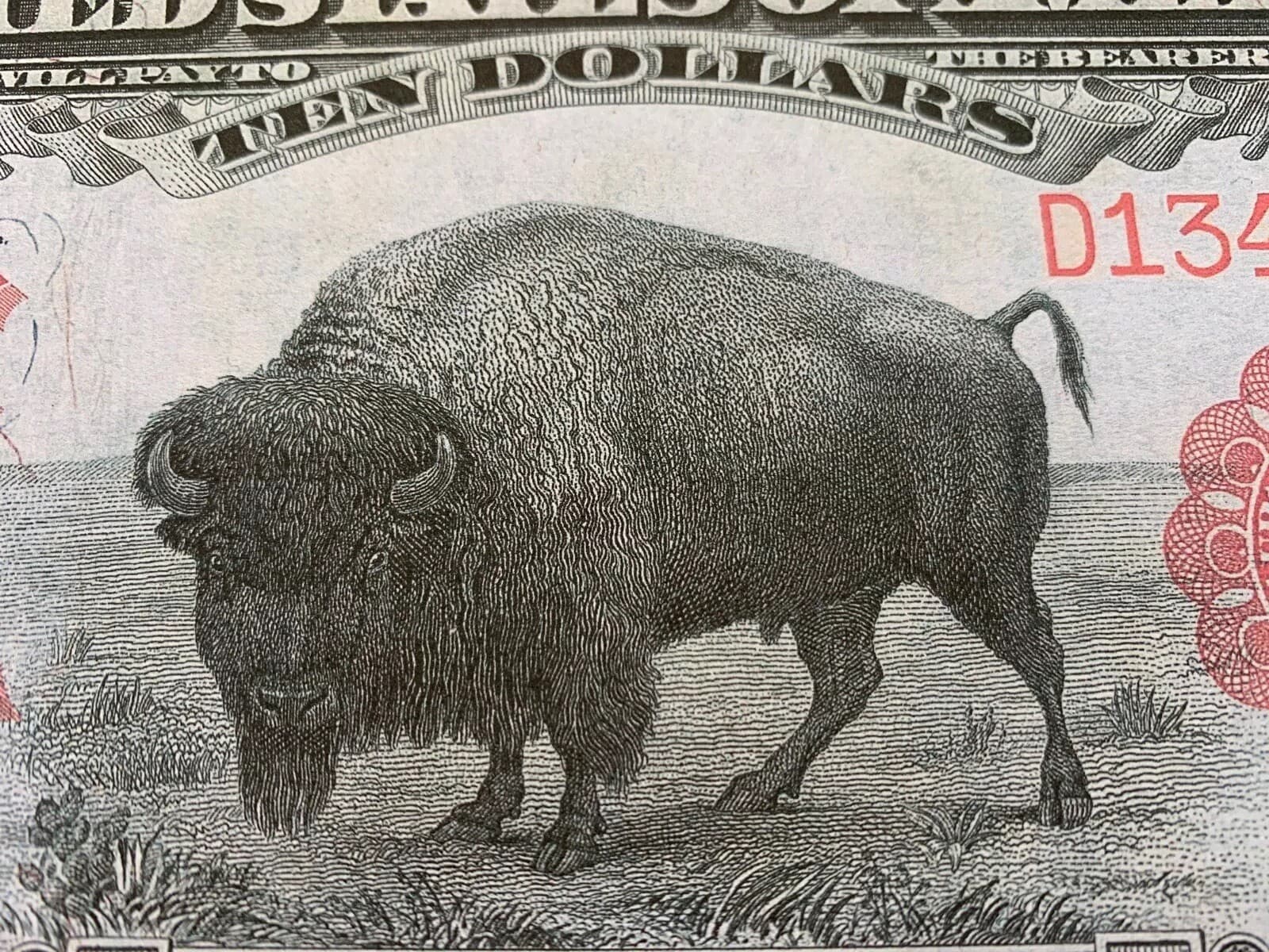 Reproduction $5 Silver Cert Indian Chief 1899 $10 US Note Bison 1901 Read Below! 6