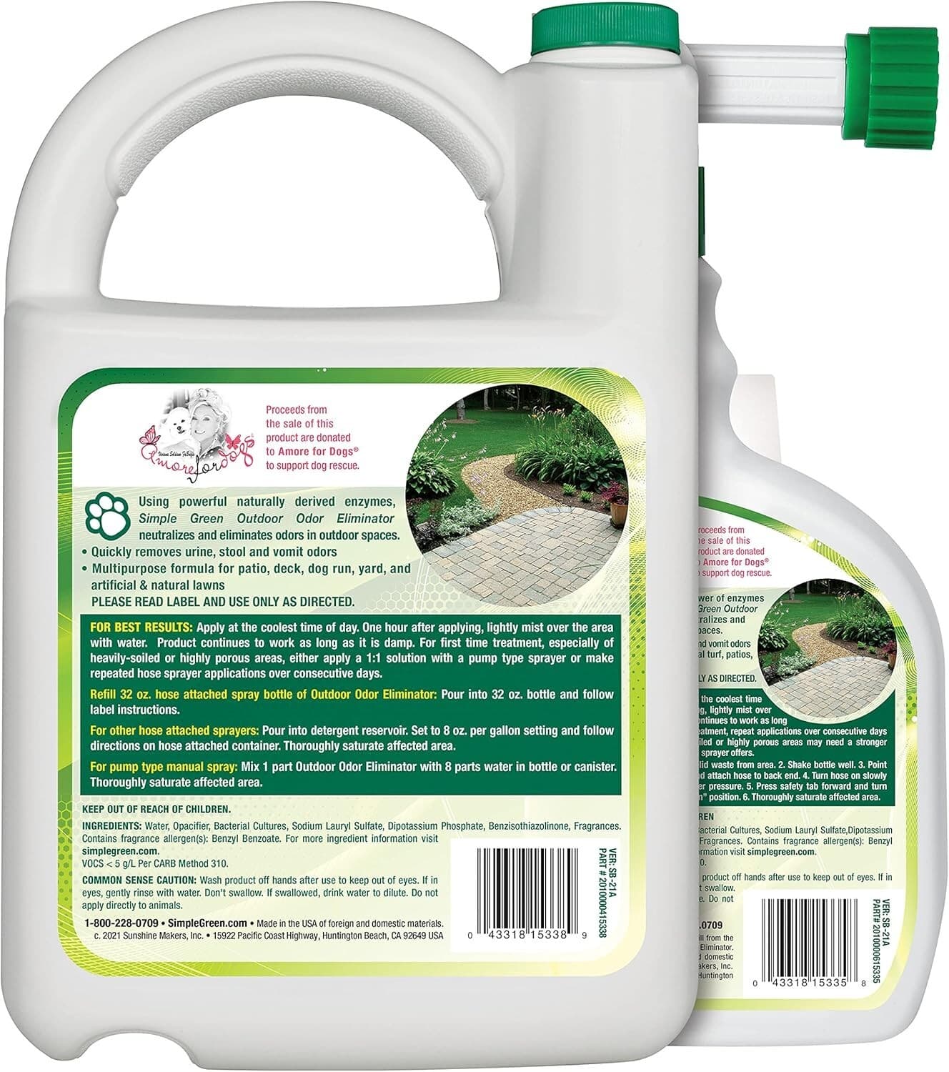 Outdoor Odor Eliminator for Pets, Dogs, Ideal for Artificial Grass & Patio ... 2