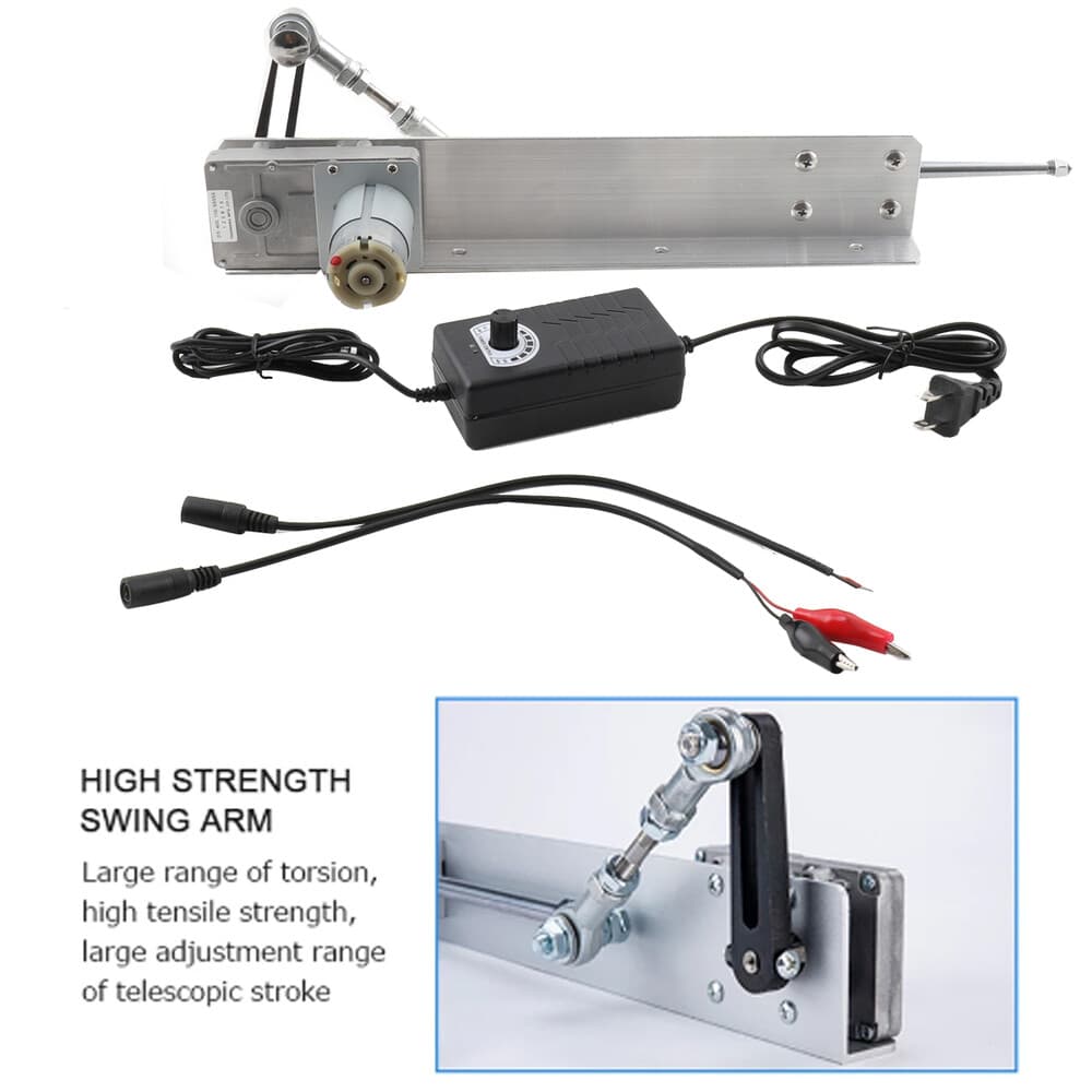 Reciprocating Cycle Linear Actuator Adjustable Telescopic Motor 24V 150mm 120rpm 2