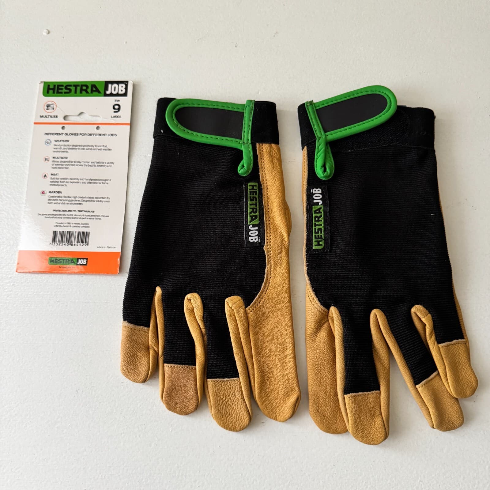 Hestra Gloves Yard Work Kobolt Golden Flex size 9