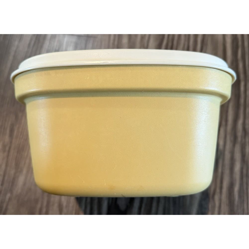 Vintage TUPPERWARE STEAMER SET, Harvest Gold, Parts 887-9, 888-9, 889-10 6