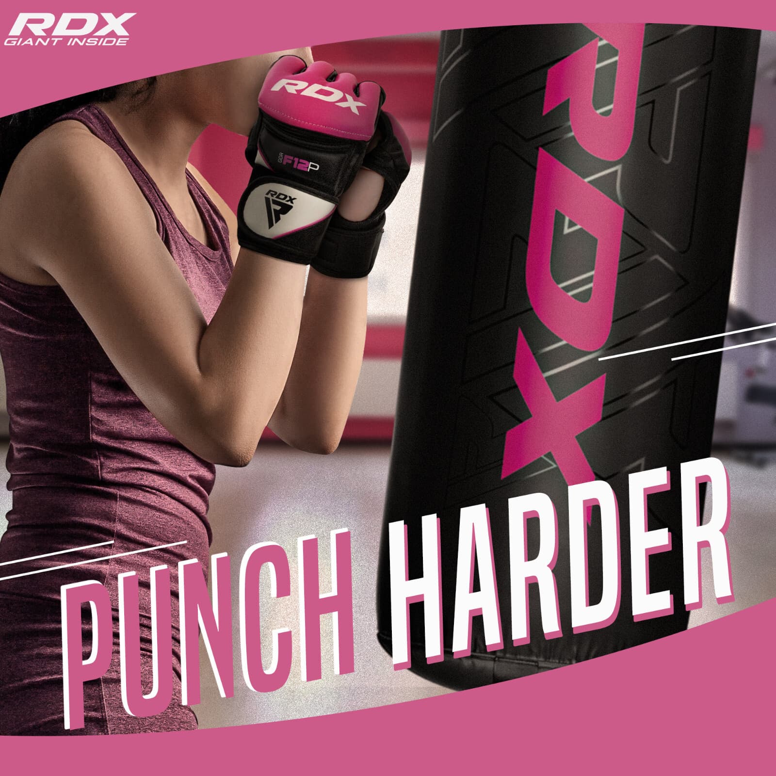 RDX MMA Gloves, Muay Thai, Grappling Gloves, Boxing Training, D-Cut Open Palm 6