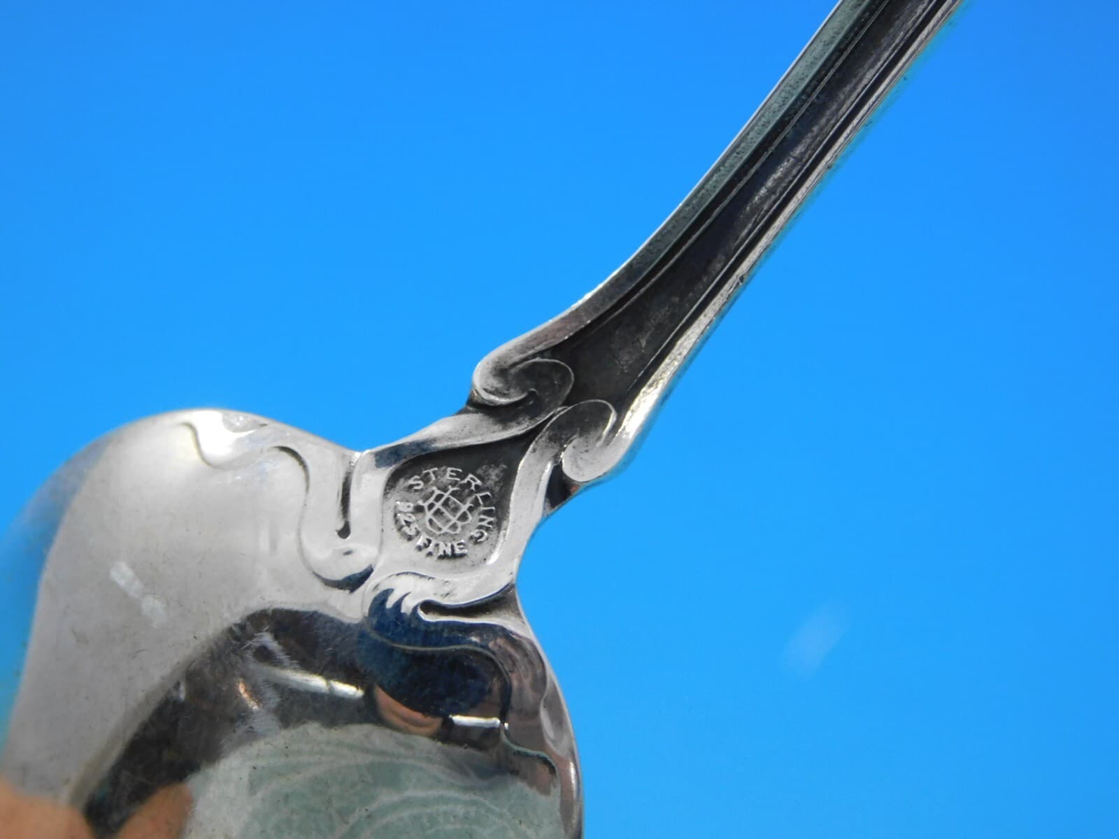 Les Circes by Unger Sterling Silver Teaspoon 5 3/4" Monogrammed Figural Woman 6