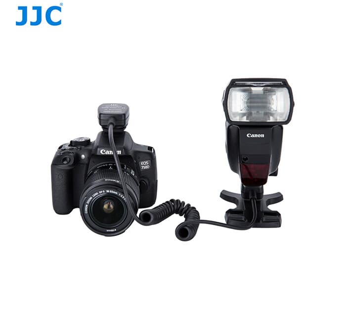 JJC 1.4m TTL Off-Camera Flash Sync Cord for Canon 600EX-RT 580EX 430EX II 270EX 6