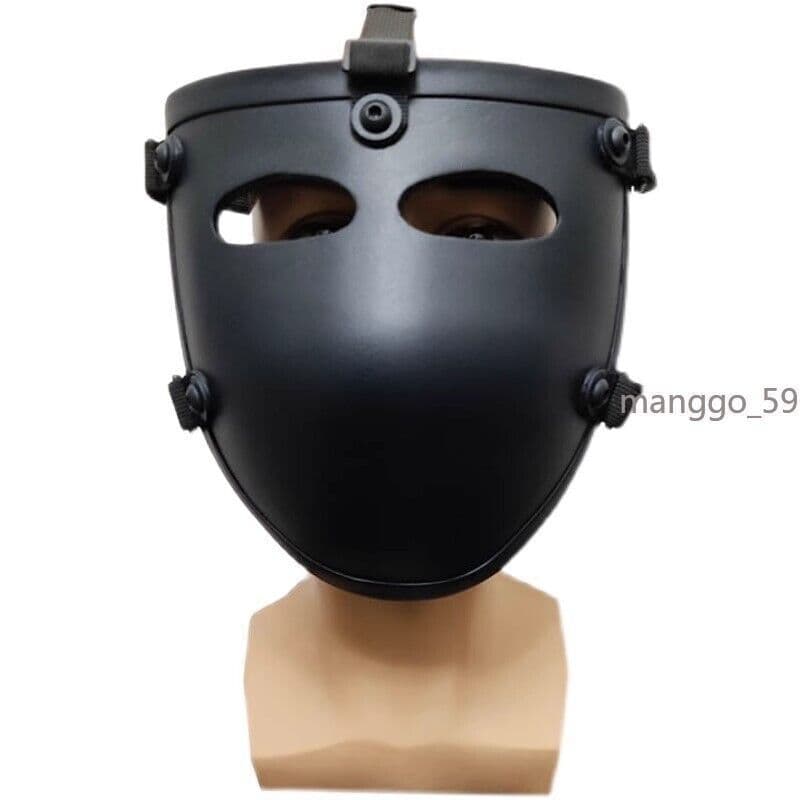 Ballistic IIIA Bullet Proof Helmet UHMW-PE Bulletproof Face Guard Shield Mask 6