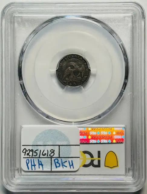 1829 P Capped Bust Half Dimes PCGS F-15 LM-14 2