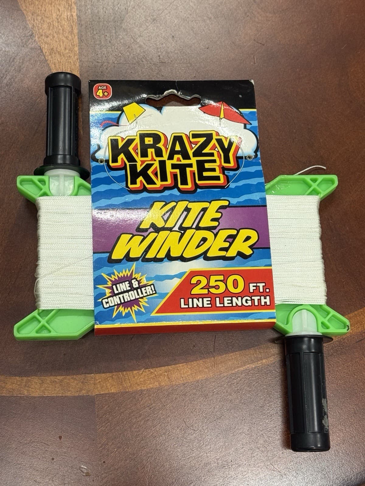 Ja-Ru Krazy Kite Reel Winder Green — 250 Foot Line and Controller - Model 9868
