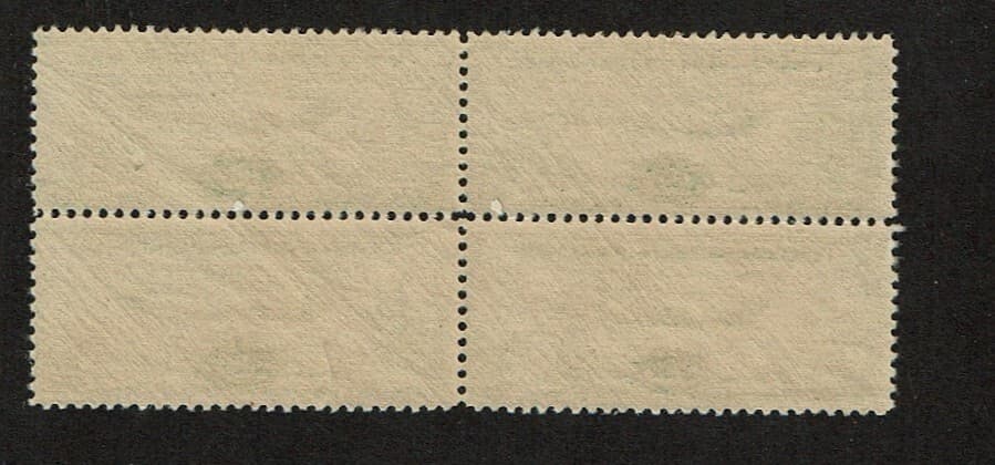 1933 U.S AIRMAIL 50c "Baby Zepp" Century of Progress BLOCK OF 4 Sc#C18 M/NH/OG * 2