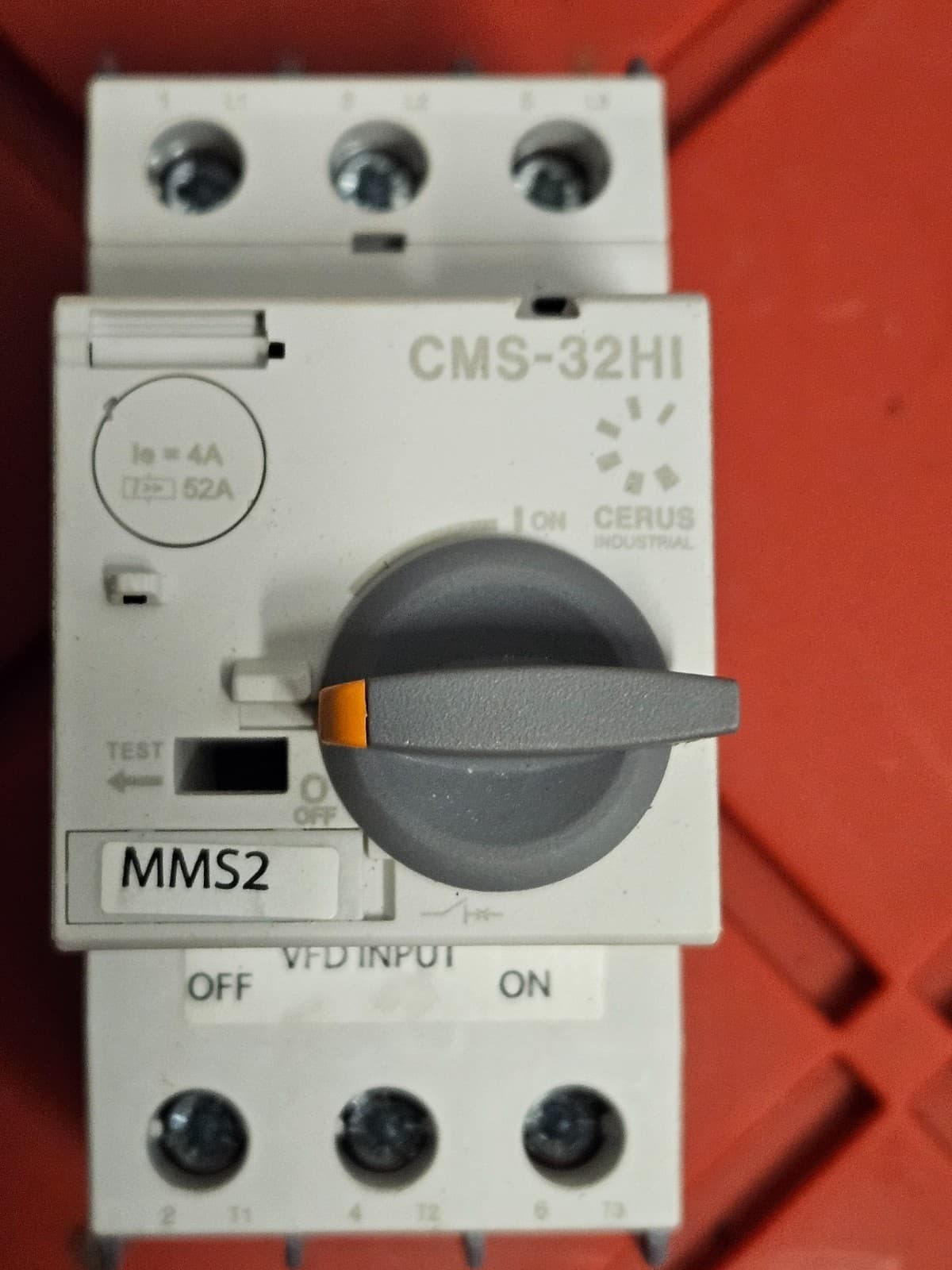 Cerus CMS-32HI Manual Motor Starter MMS2 – 32A 690V AC – Used