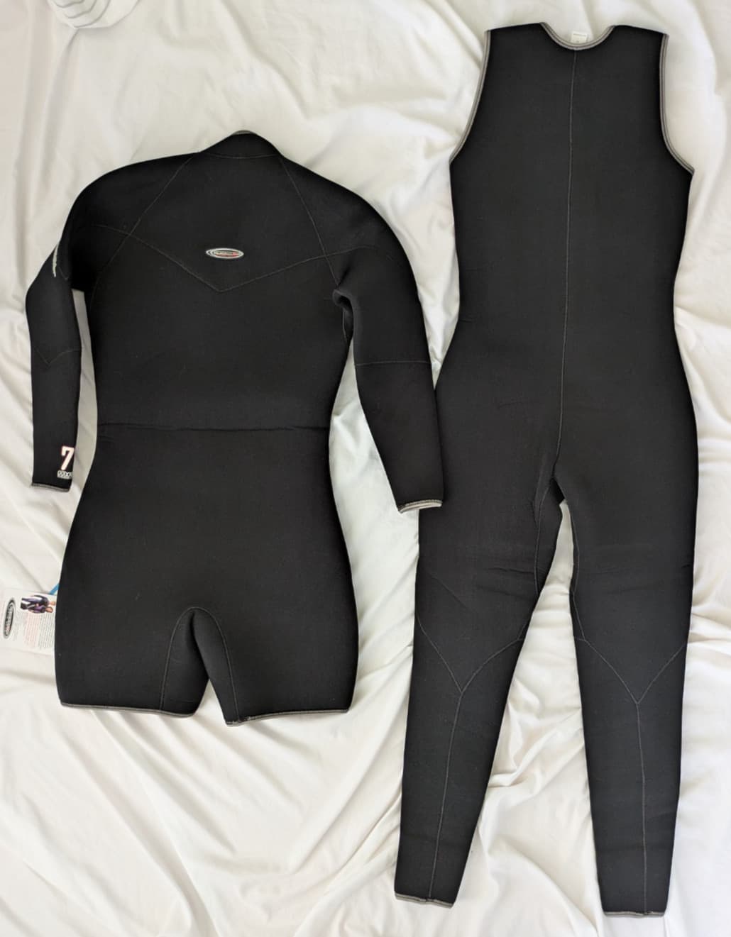 NWT Henderson Women's Titanium Hyperstretch 7mm Step In 2 Piece Wetsuit Size 10 3