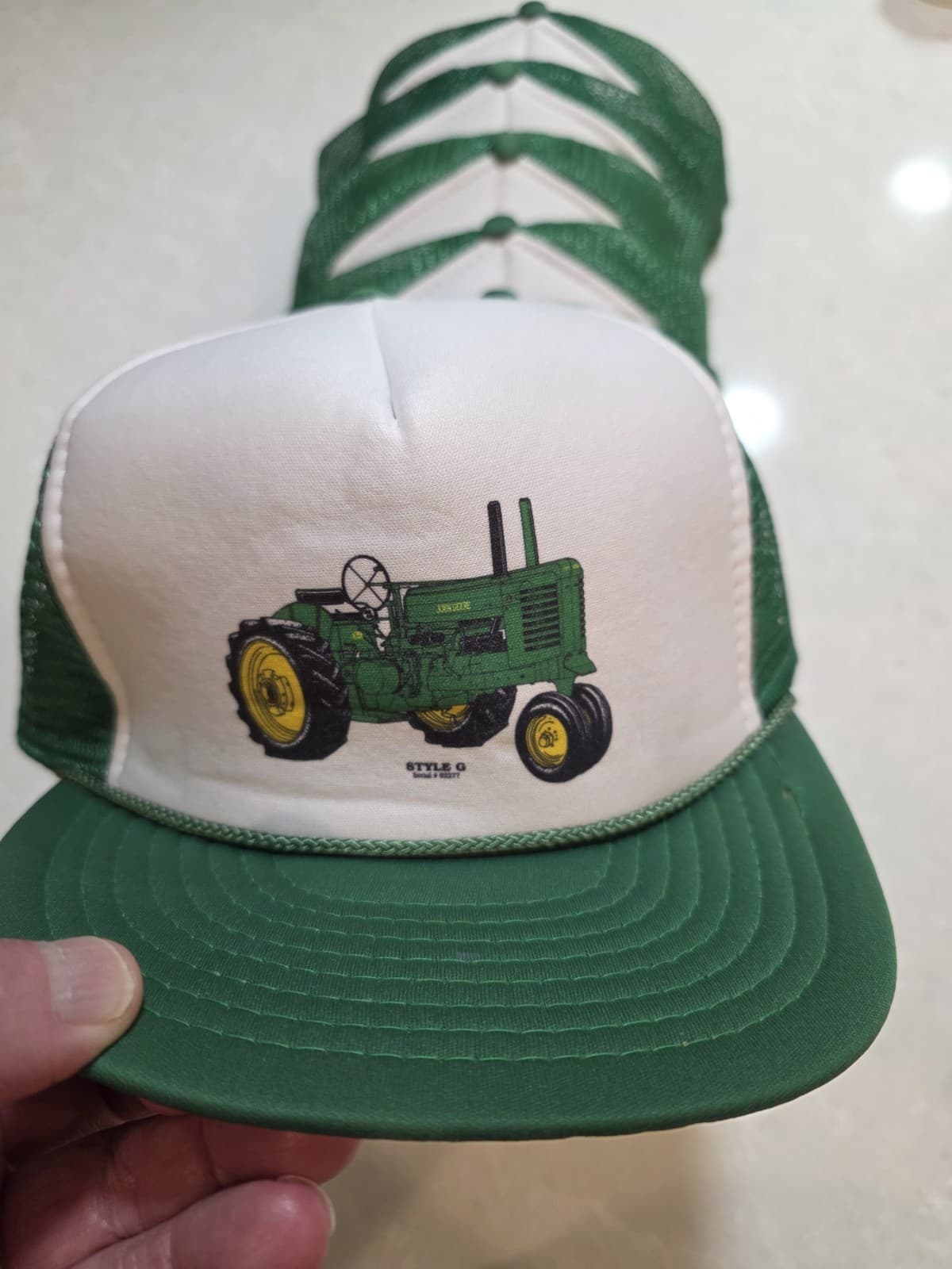 🚨 Lot of 6 Different JOHN DEERE Vintage Tractor Snapback Hats ~ UNWORN 3